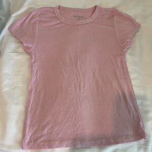 Kidpik short sleeve T-shirt light pink size 7/8